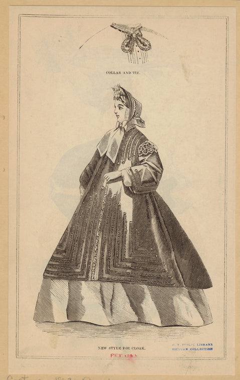 Collar and tie ; New style for cloak