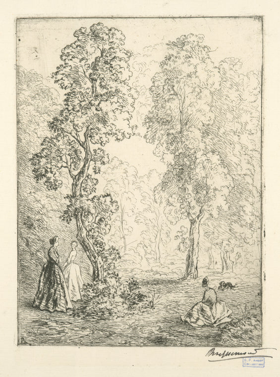 Essai d'eau-forte.