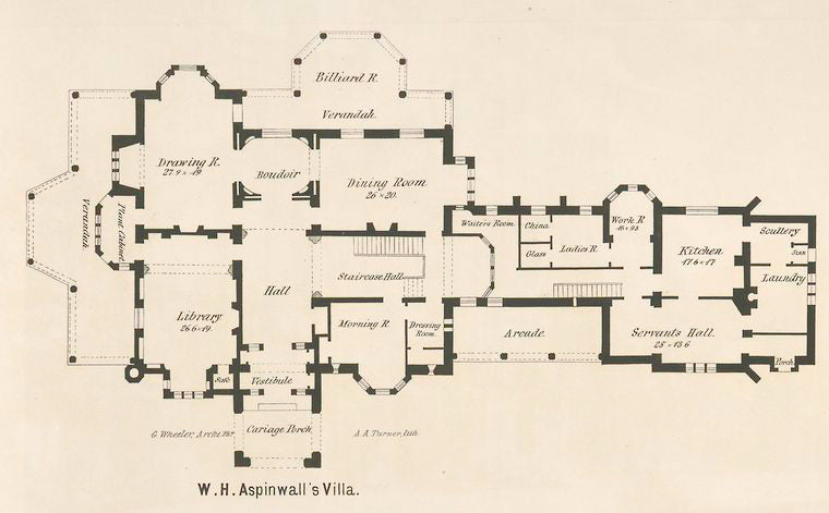 W. H. Aspinwall's villa.