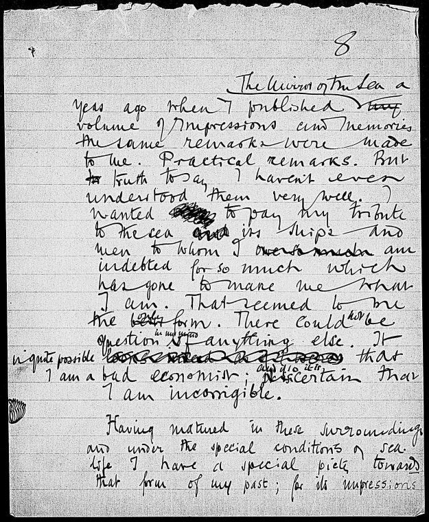 Some reminiscences. Preface. Holograph