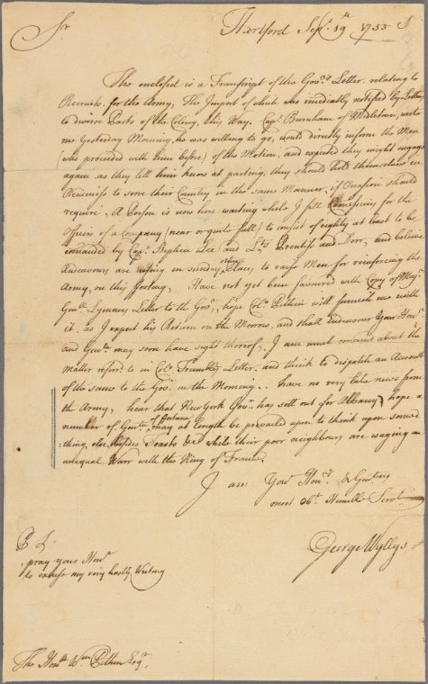 Letter to William Pitkin