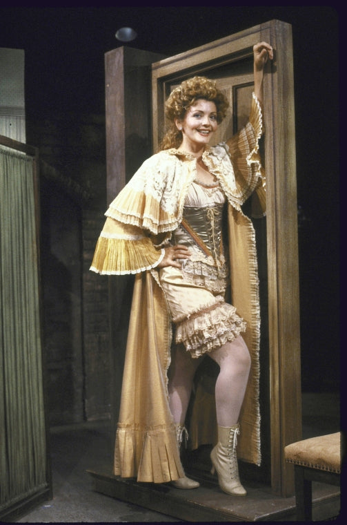 Actress Victoria Brasser as the title character in a scene from the Theatre Off Park production of the musical "Mademoiselle Colombe" (New York)