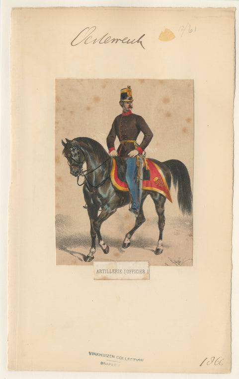 Artillerie (Officier). 1866