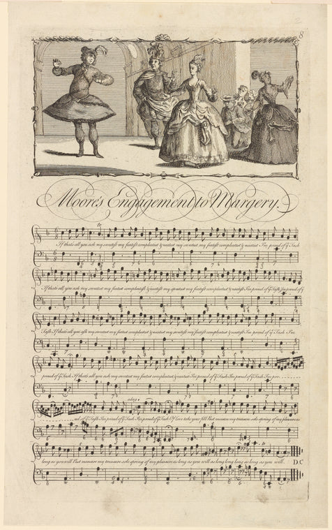Moore's engagement to Margery