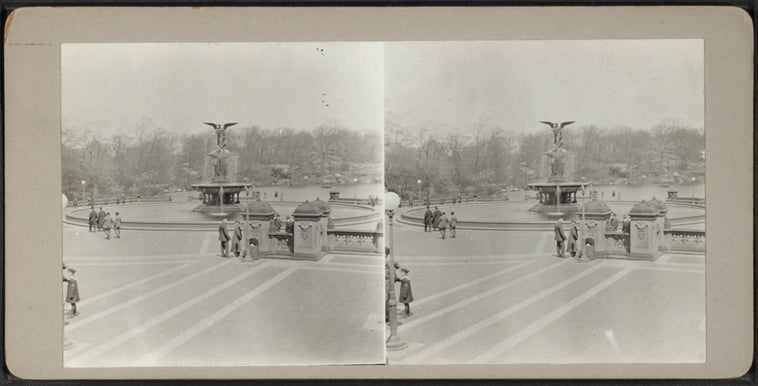 Sightseers at Bethesda Fountain.
