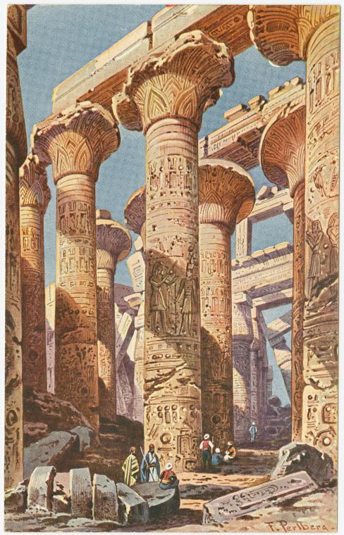 The temple at Karnak