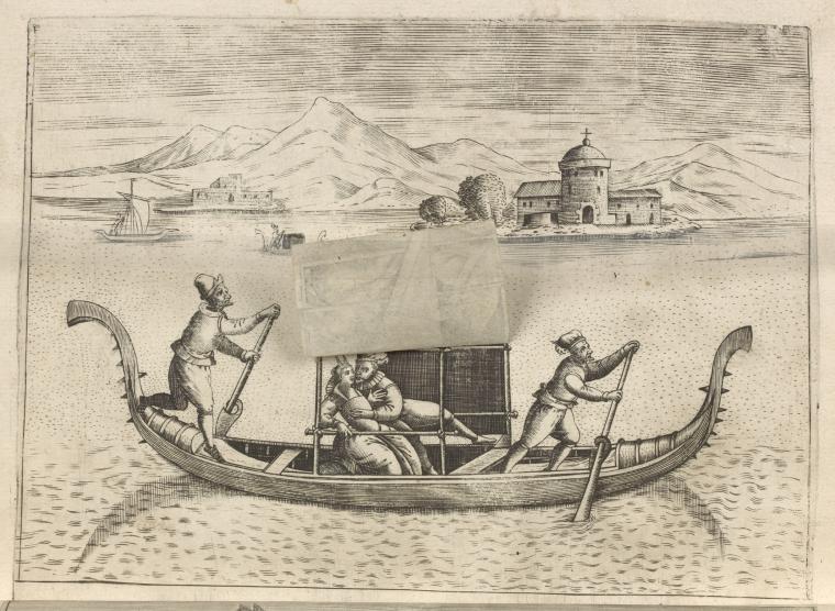 Lovers in a Gondola (hiding)