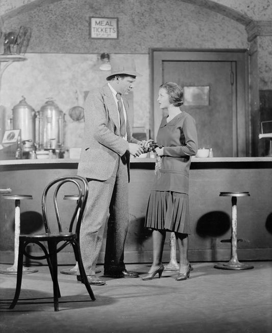 Charles Bickford (Macready) and Sylvia Sidney (Rosalie).