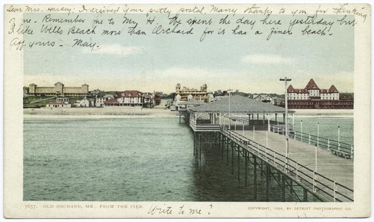 Old Orchard from Pier, Syracuse, N.Y.