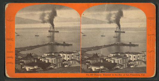 Chinese steamer in the Bay of San Francisco, Cal.
