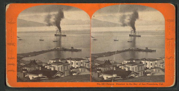 Chinese steamer in the Bay of San Francisco, Cal.