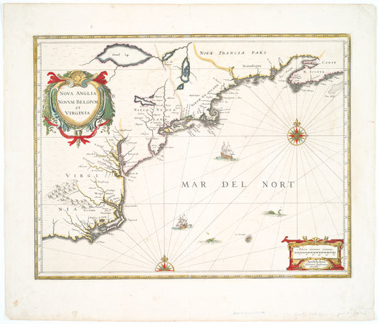 Nova Anglia, Novum Belgium, et Virginia.