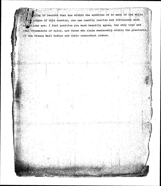 Origin of freemasonry among Negroes in America