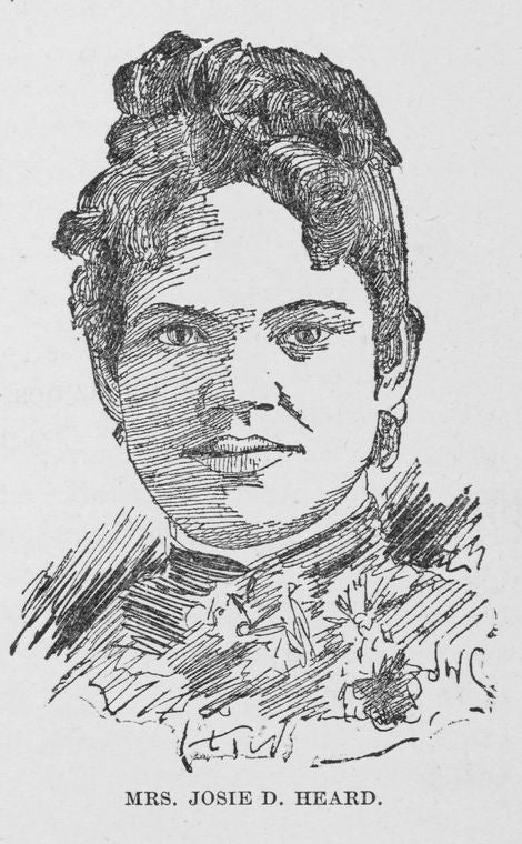 Mrs. Josie D. (Henderson) Heard. Poetess.