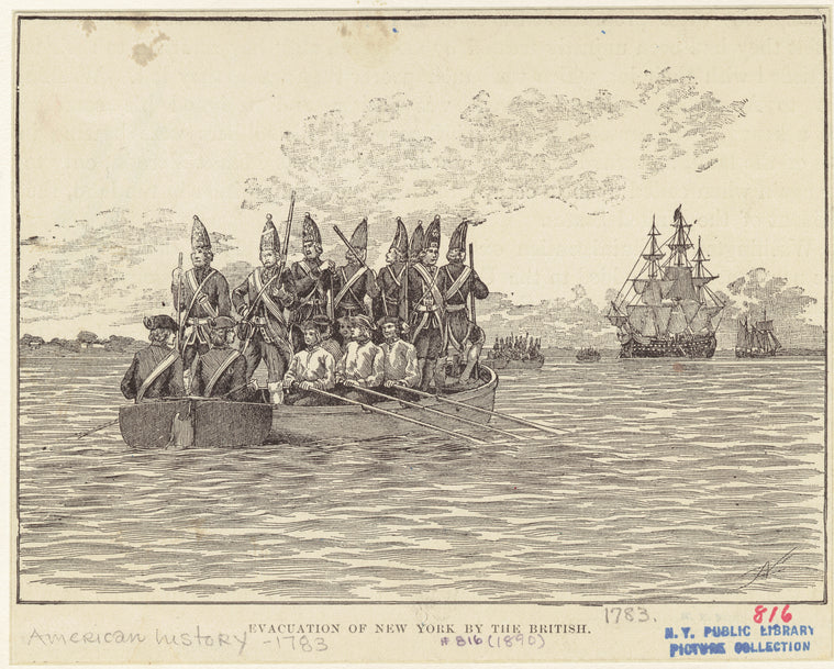 Evacuation of New York by the British