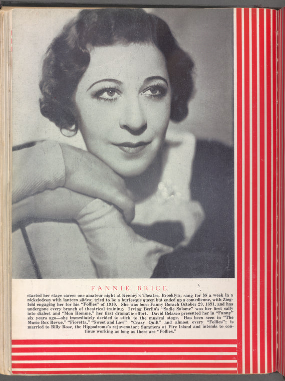 Ziegfeld Follies souvenir program