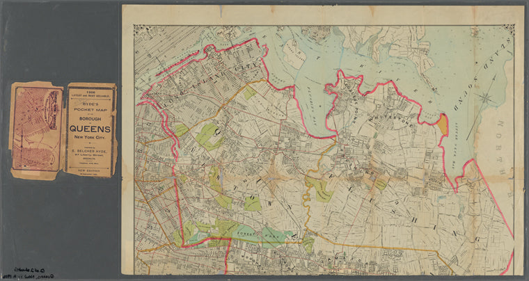 Map of the borough of Queens, City of New York