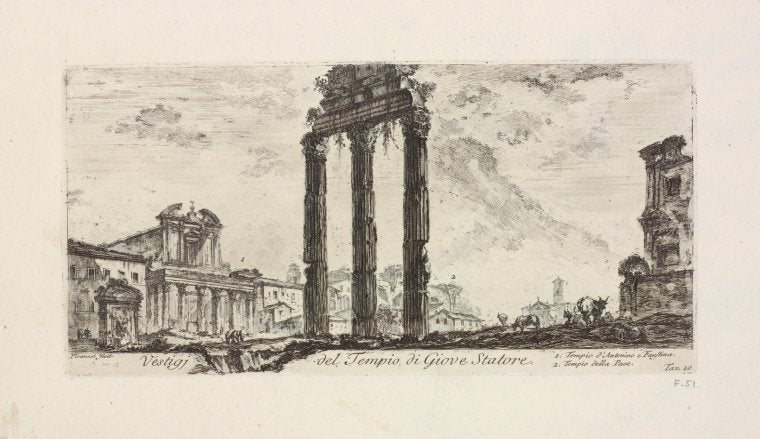 Vestigi del Tempio di Giove Statore.