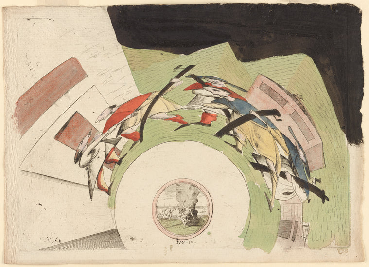 Untitled [Anamorphic print]