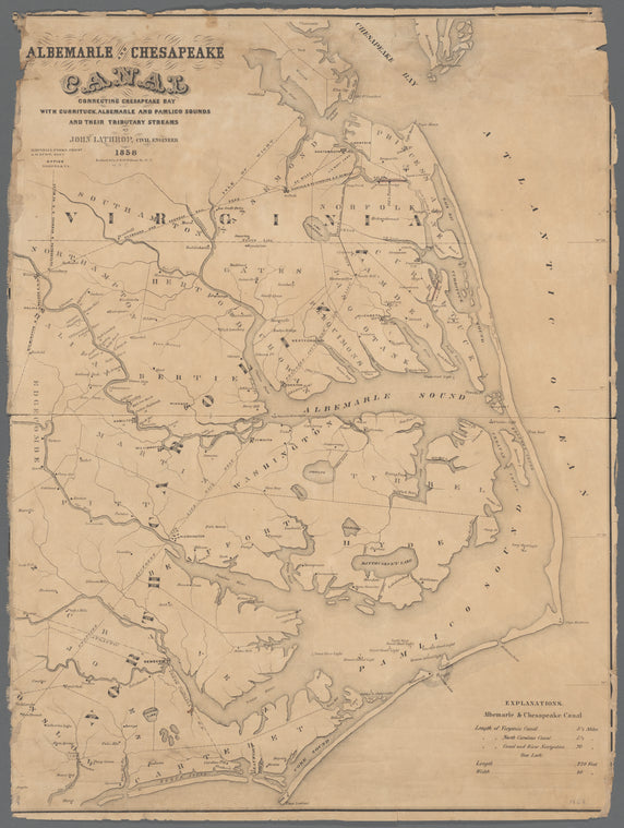 Albemarle and Chesapeake Canal : connecting Chesapeake Bay with Currituck, Albemarle and Pamlico Sounds and their tributary streams