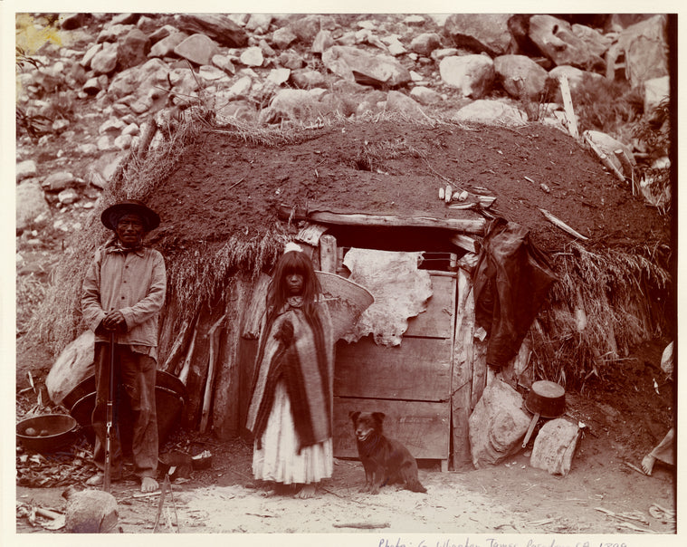 "Captain Burrow and squaw"