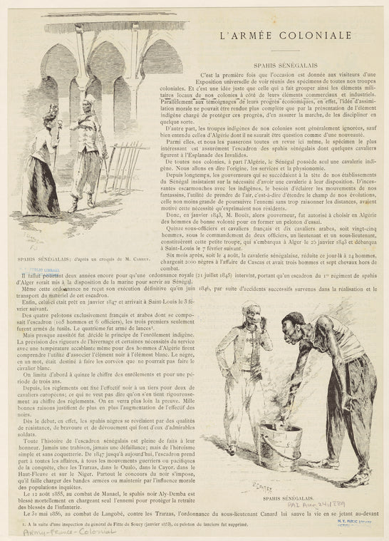 Spahis sénégalais