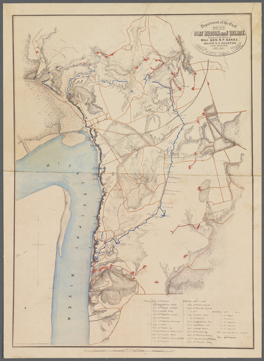 Map no. 12, Port Hudson and vicinity