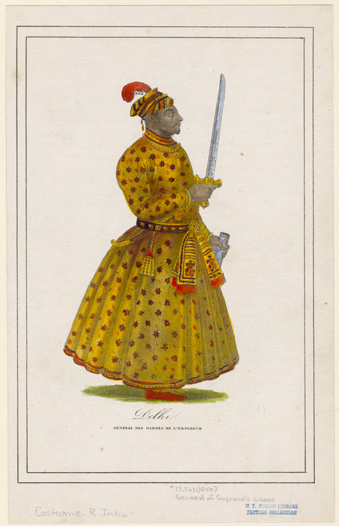 Delhi, général des gardes' de l'empereur