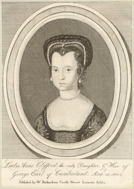 Lady Anne Clifford, the only daughter, & heir of George earl of Cumberland, Ætat 13. 1603