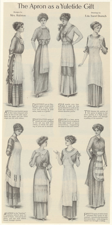 The apron as a yuletide gift