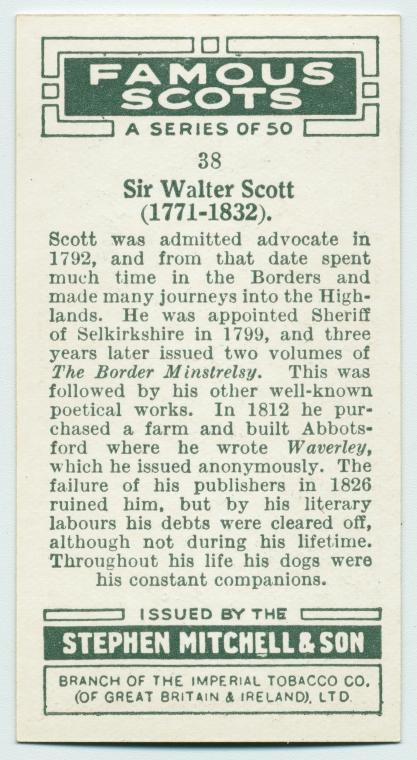 Sir Walter Scott (1771-1832).