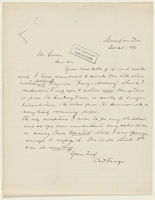 Frazer, C.W