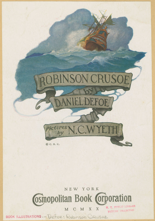 Sailing ship in heavy sea