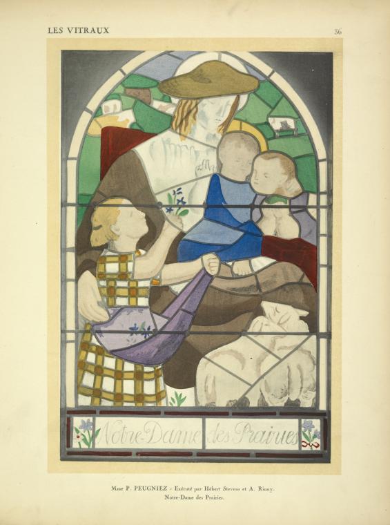 Notre-Dame des prairies, au Pavillon du Vitrail (A. D.)