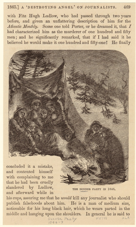 The Donner party in 1846