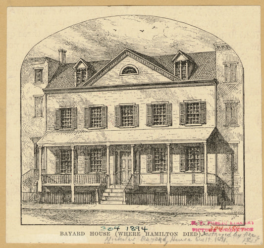 Bayard House (where Hamilton died)