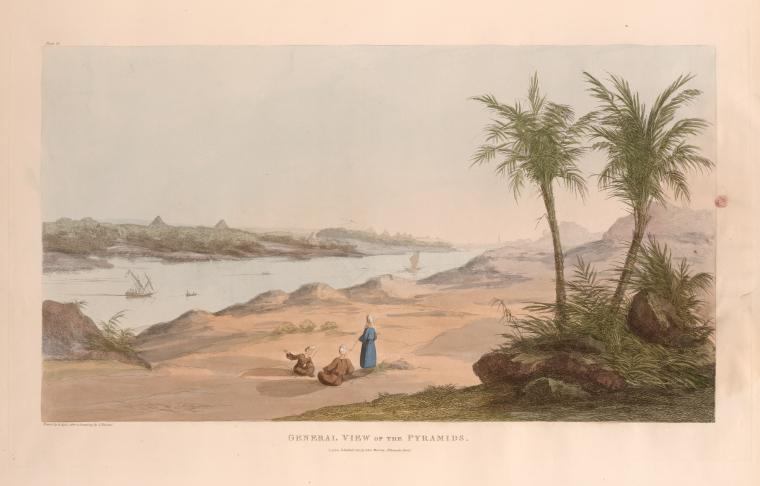 General view of the pyramids.