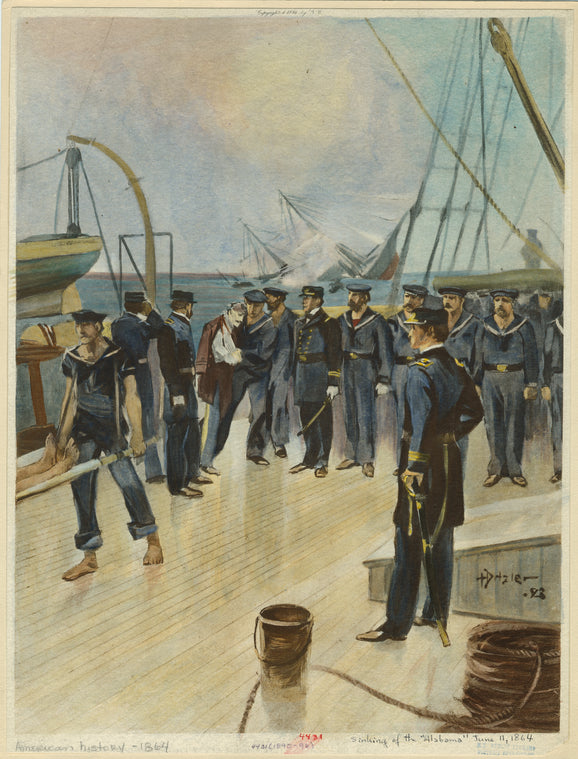 Sinking of the "Alabama" June 11, 1864