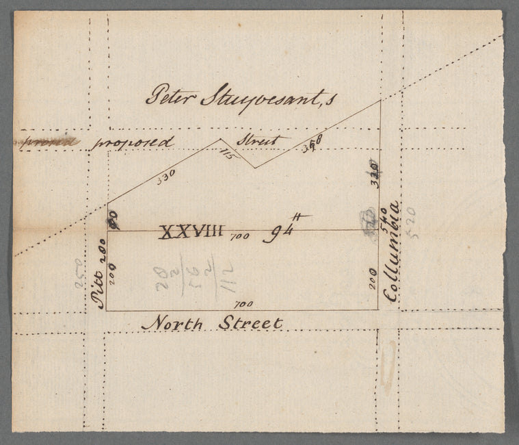 Columbia to Pitt Street along North Street