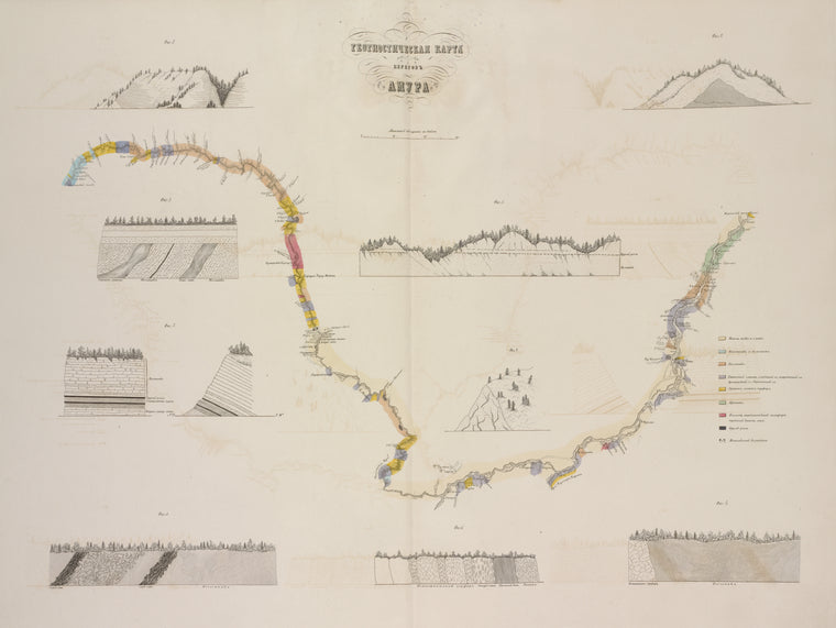 Geognosticheskaia karta beregov Amura