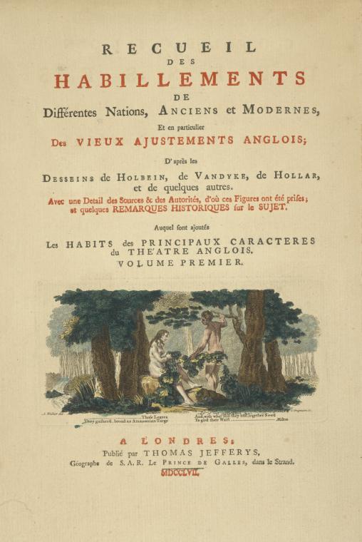 Recueil des habillements de différentes nations