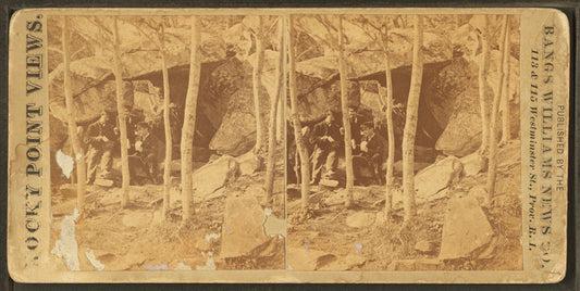 Group at the entrance of Cave