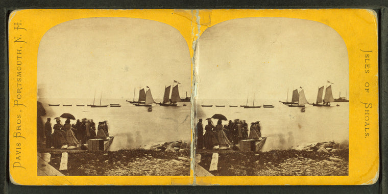 Boats at Appledore, Isles of Shoals.