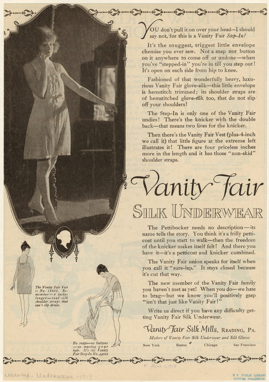Vanity Fair silk underwear