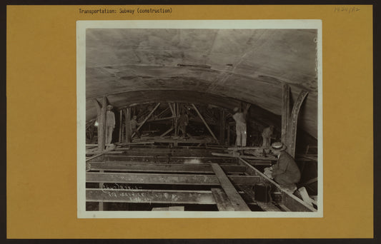 Transportation - Subway construction.