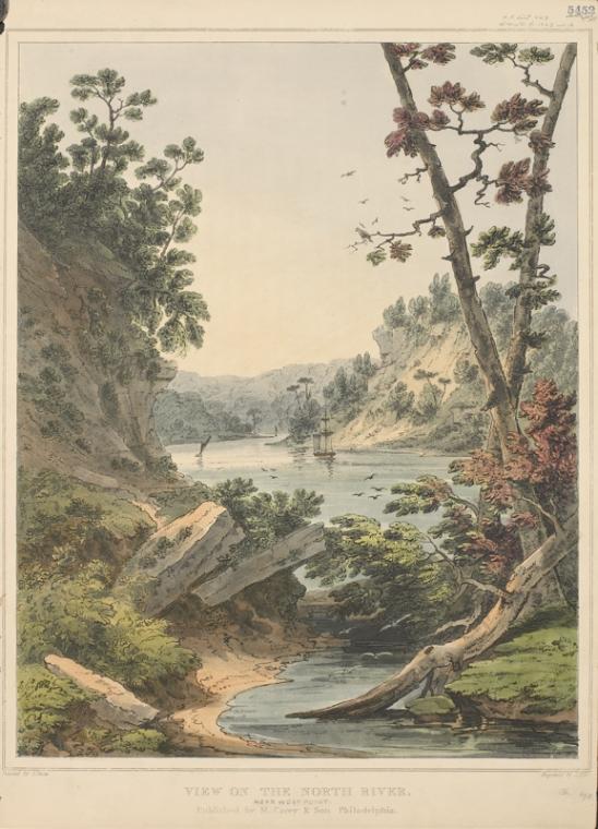 View on the North River [near West Point].