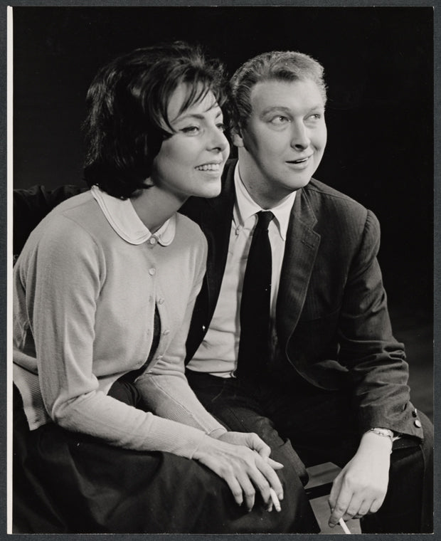 Elaine May and Mike Nichols in the stage production An Evening with Mike Nichols and Elaine May