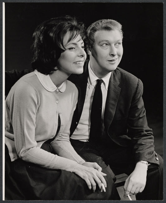 Elaine May and Mike Nichols in the stage production An Evening with Mike Nichols and Elaine May