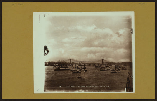 East River - Centennial Naval Parade.