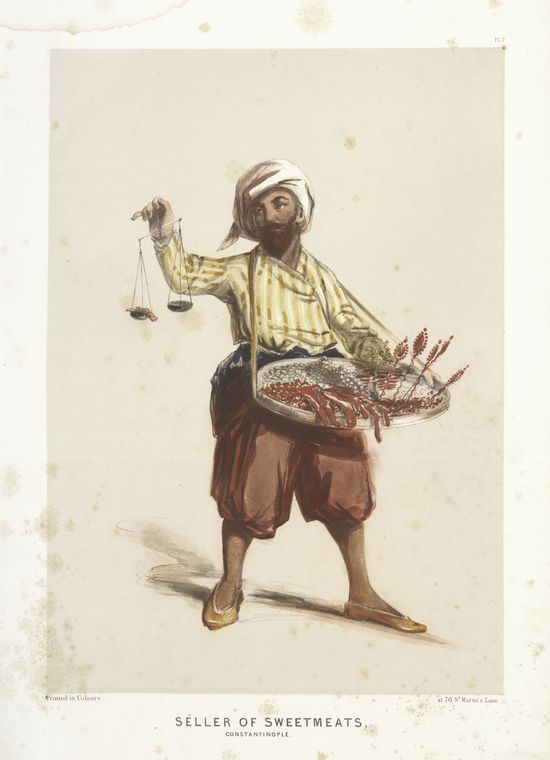Seller of Sweetmeats, Constantinople